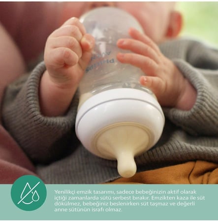 Philips Natural Response Doğal Tepkili Cam Biberon 2'li Set, 120ml + 240ml, 0+ Ay ve 1+ Ay, BPA İçermez