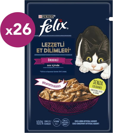 Tasty Shreds Ördekli (26 x 80 gr)
