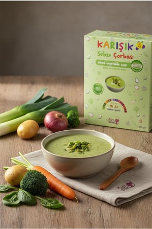 Aşçı Anne Karışık Sebze Çorbası - 6 + Ay