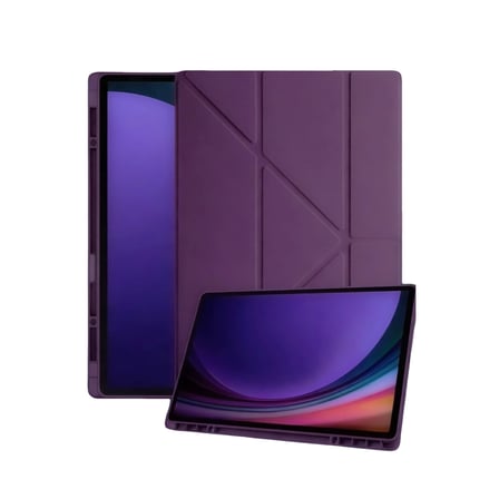 Samsung Galaxy X730 Tab S11 Kalemlikli Mars Tablet Kılıfı - Mürdüm iegxx