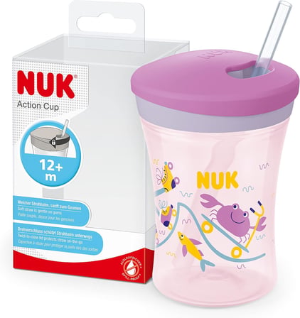 Action Pipetli Bardak, 230 ml, Balık