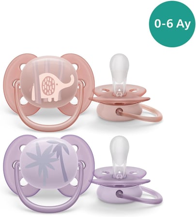 Philips SCF091/09 Ultra Soft 0-6 Ay 2li Kız Emzik