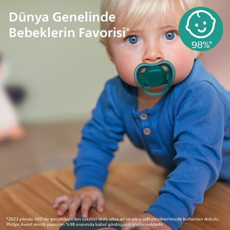 Philips Ultra Air Emzik 6-18 Ay, 2'li Unisex, SCF085/31