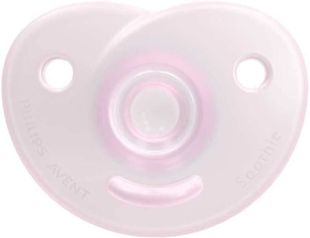 Philips Soothie Emzik, 0‑6 Ay Kız Bebekler için, 2’li Paket, Ortodontik Silikon, BPA İçermez, Tek Parça Tasarım, Hastane Onaylı, Taşıma Kutulu, SCF099/22