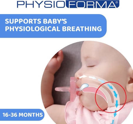 PhysioForma Comfort Silikon Emzik (16-36 Ay, 2'li), Mavi