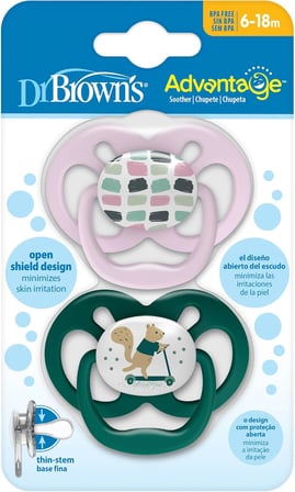 Dr. Brown's Advantage Emzik 2. Evre (Pembe, İkili Paket)