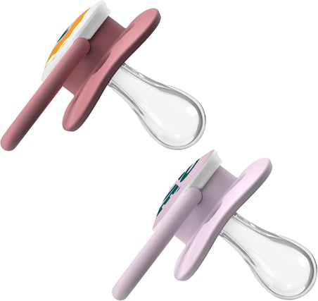 Dr. Brown's Advantage Yalancı Emzik - 1. Evre, Pembe, İkili Paket