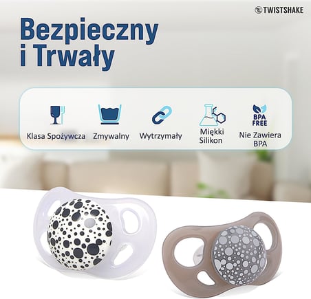 Silikon 2’li Emzik Seti Gri Beyaz 6+ Ay
