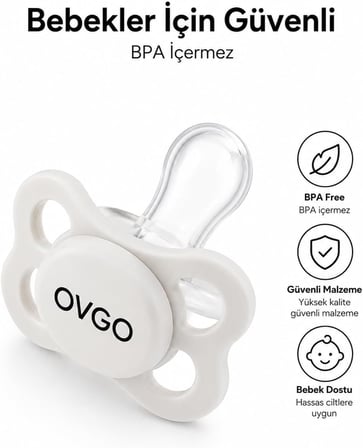 Silikon Ortodontik Emzik 0-6 Ay BPA İçermez