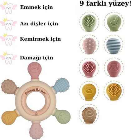Diş Kaşıyıcı Silikon Hafif ve Rahat Kavranır
