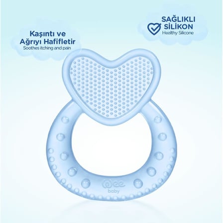 Kalpli Silikon Diş Kaşıyıcı - MAVİ
