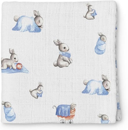 Bébé Lapin Muslin Ortu 100X100 Cm