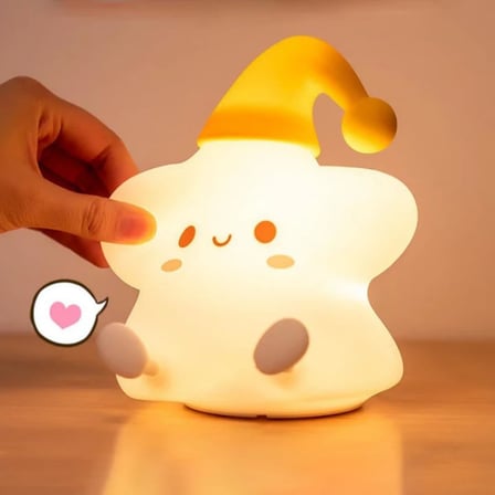 Çocuk Gece Lambası Yumuşak Dokunmatik RGB Renk Modu,Emzirme Işığı Bebek Odası,Dokunmatik Kontrol, USB Şarjı (BPA İÇERMEZ)