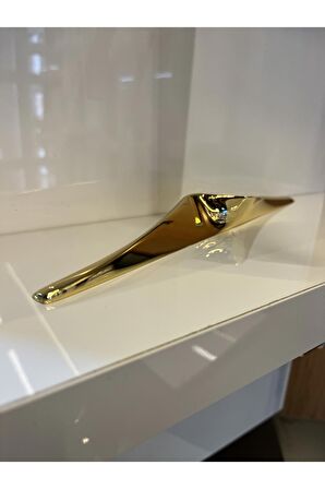 Otto Metal Kulp Altın 160mm Dolap Kapak Modern Çekmece Ünite Komidin Şifonyer Gold Mobilya Kulbu