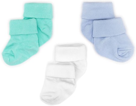 3'lü Bambu Yenidoğan Bebek Çorap (Fresh, 6-12 Ay)