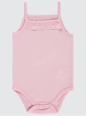 Baby Kız Bebek Çıtçıtlı Badi 12-24 Ay Pembe