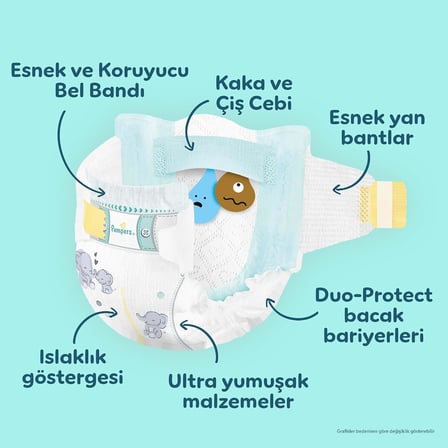 Bebek Bezi Premium Care 6 Numara 35 Adet Ekonomik Paket