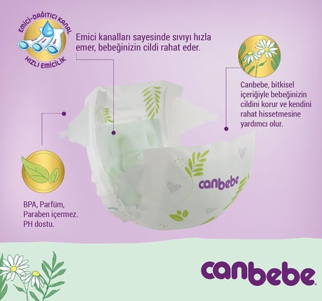 Bebek Bezi 4 Beden (7-14 kg) 100 Adet