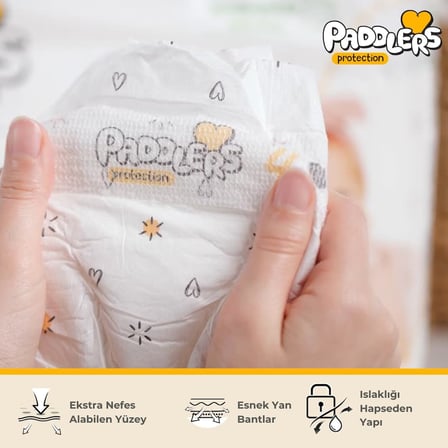 Protection Bebek Bezi 2 Numara Mini (3-6 Kg) 120 Adet – 2’li Jumbo Set, Maksimum Koruma