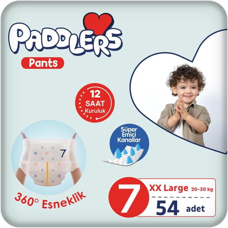 Külot Bebek Bezi 7 Numara XX-Large 54 Adet (20-30 Kg) Ekstra Fırsat Paketi