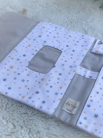 Lily Tongo, Bebek Alt Açma Organizer Bakım Çantası%100 Pamuklu