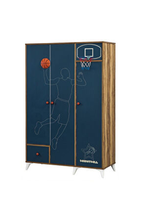 Gardırop, Basketbol 3 Kapaklı Dolap