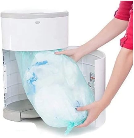 16L Korbell Çöp Kutuları İle Uyumlu 1000 Bebek Bezi Kapasiteli 1 Paket Yerli Çöp Poşeti