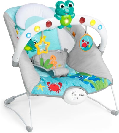 Ocean Explorers Müzikal Zıpzıp Yenidoğan Koltuğu, Kick To It Neptune, Üniseks, 0-6 Ay, 9 Kg’a Kadar