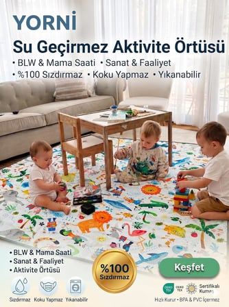Jungle Çok Amaçlı Su Geçirmez Aktivite Yer Örtüsü (145x180 cm)