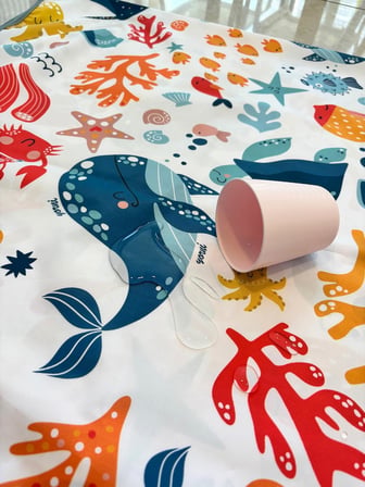 SeaWorld Sıvı Geçirmeyen Çok Amaçlı Aktivite Örtüsü, Yer, Masa ve Yatak İçin, Makinede Yıkanabilir, 145x150cm