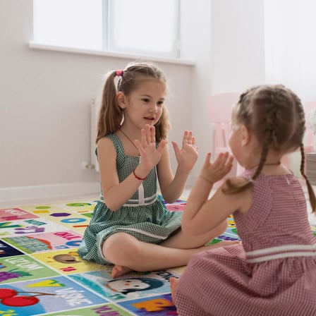 Türkçe Kelime Öğretici Oyun Matı - Bebek Oyun Halısı