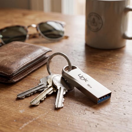 16 GB USB Flash Bellek - USB 3.0/2.0 Uyumlu, 25 MB/s Okuma Hızı, Taşınabilir Mini Bellek, Dayanıklı Veri Depolama (5 Yıl Garanti)