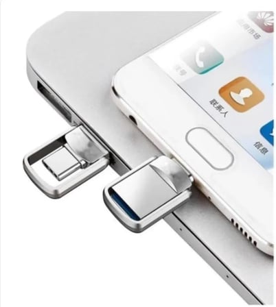 64gb Type-c Usb Flash Bellek Mini 3.1 Usb Bellek Metal Dual Otg 64 Gb Type-c İphone 15 pro Max s24 ultra OTG