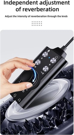 CR67 USB/Type-C Harici Ses Kartı – 7.1 Gaming Audio Mixer, Reverb Efektli Yayıncı ve Mikrofon Mikseri
