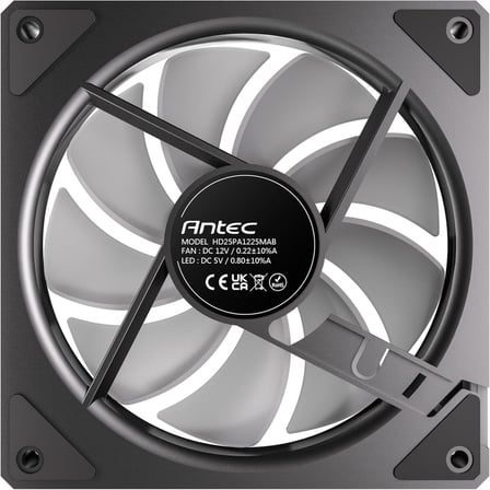 Vision 120 Reverse ARGB, 3x120mm PWM Ters Fan, Infinity Mirror, 37.2 CFM, Hydraulic Bearing, 4-Pin, Kasa Fanı 3'lü Paket