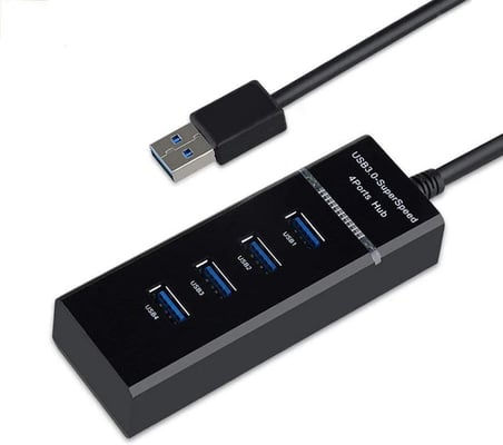 Port-13 4 PORT HUB USB 3.0 ÇOĞALTICI ÇOKLAYICI PG-288 - Siyah Renk