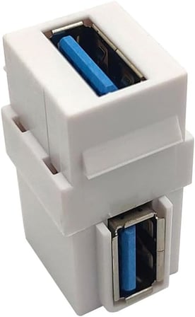 Parcbeny 25355 USB 3.0 90 DERECE DİŞİ-DİŞİ KONNEKTÖR USB Tip A erkek uçlarıyla bağlayarak uzatma olarak kullanmanızı sağlar.