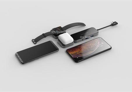 8-in-1 USB-C Hub Çoklayıcı | 100W PD, 4K HDMI, Qi Kablosuz Şarj | MacBook Uyumlu Premium USB-C Hub Siyah