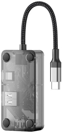 100W PD 3in1 Type-C to HDMI Hub Port Adaptör HB-11
