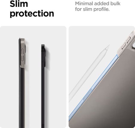 iPad Pro 13" (2025/2024) ile Uyumlu Kılıf Smart Fold Black - ACS07015