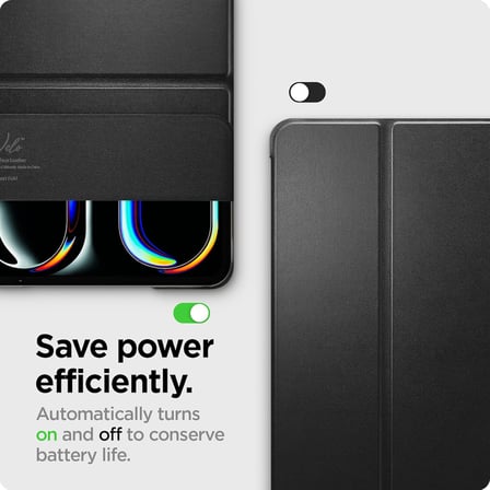 iPad Pro 13" (2025/2024) ile Uyumlu Kılıf Smart Fold Black - ACS07015