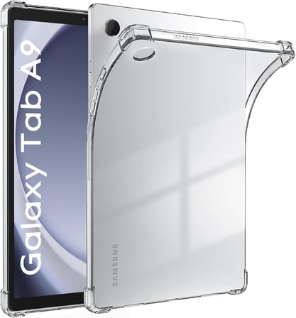 Samsung Galaxy Tab A9 X110/Galaxy Tab A11 Tablet Kılıf Şeffaf Silikon Arka Kapak