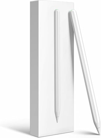 Manyetik Kablosuz Şarj, Tilt Hassasiyeti, Apple Pencil 2. Nesil ile Aynı, iPad Pro 11 in 1/2/3/4, iPad Pro 12.9 inç 3/4/5/6, iPad Air 4/5, iPad Mini ile uyumlu iPad Kalem 2. Nesil
