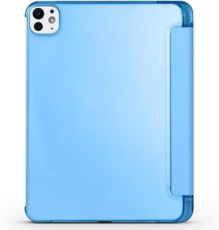 iPad Pro 11 3./4. Nesil M2 ile uyumlu Kılıf Flip Cover Kalem Bölmeli PC Case 2020-2022 Mavi