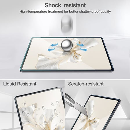 Honor Pad 9 Ekran Koruyucu Temperli Cam – 9H Sertlik, Ultra Şeffaf ve İnce Tasarım, Darbe ve Çizilmelere Karşı Koruma, Kolay Uygulanabilir, Parmak İzi Önleyici Tablet Cam Film