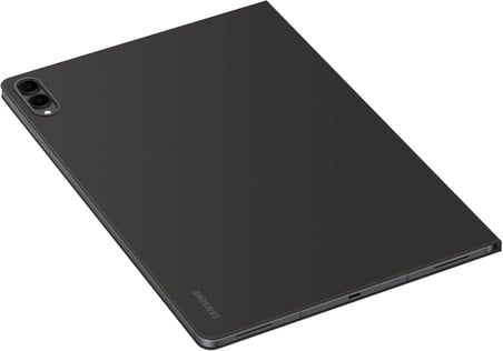 Galaxy Tab S11 Ultra için Çift Ekranlı Akıllı Kitap Kapağı Kapaklı Tablet Kılıfı, Siyah
