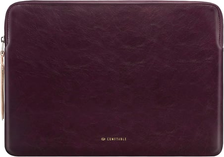 Tablet Kılıfı iPad Air 11" M3 2025, iPad Pro 11 İnç M5 2025 ve Kalem Tutuculu Akıllı/Sihirli Klavye - PU Deri Çanta Suya Dayanıklı İnce Kılıf - Berry Brown