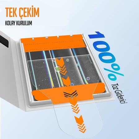 Buff iPad Easyfit Glass Cam Kolay Uygulama Aparatlı Ekran Koruyucu Temperli Cam (Air 11 inch M2 (2024) / M3 (2025))