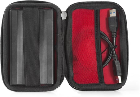 Adisson HDD-136 Harddisk Kılıfı, Kırmızı, 2.5"