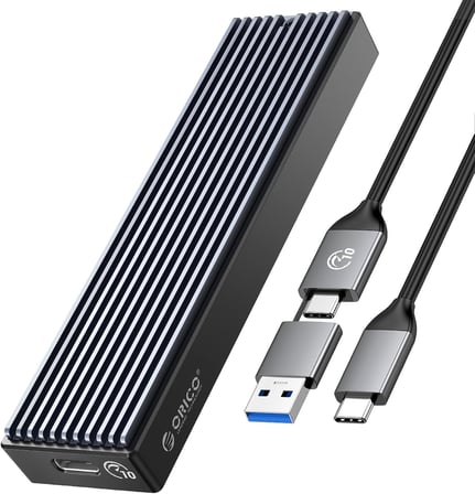 M.2 NVMe SSD Kılıf USB C Adaptörü USB 3.1 Gen2 10Gbps SSD Harici PCI Sabit Disk Muhafazası için M-Anahtar M2 2230/2242/2260/2280 NVMe SSD, UASP, SMART-M2PV2
